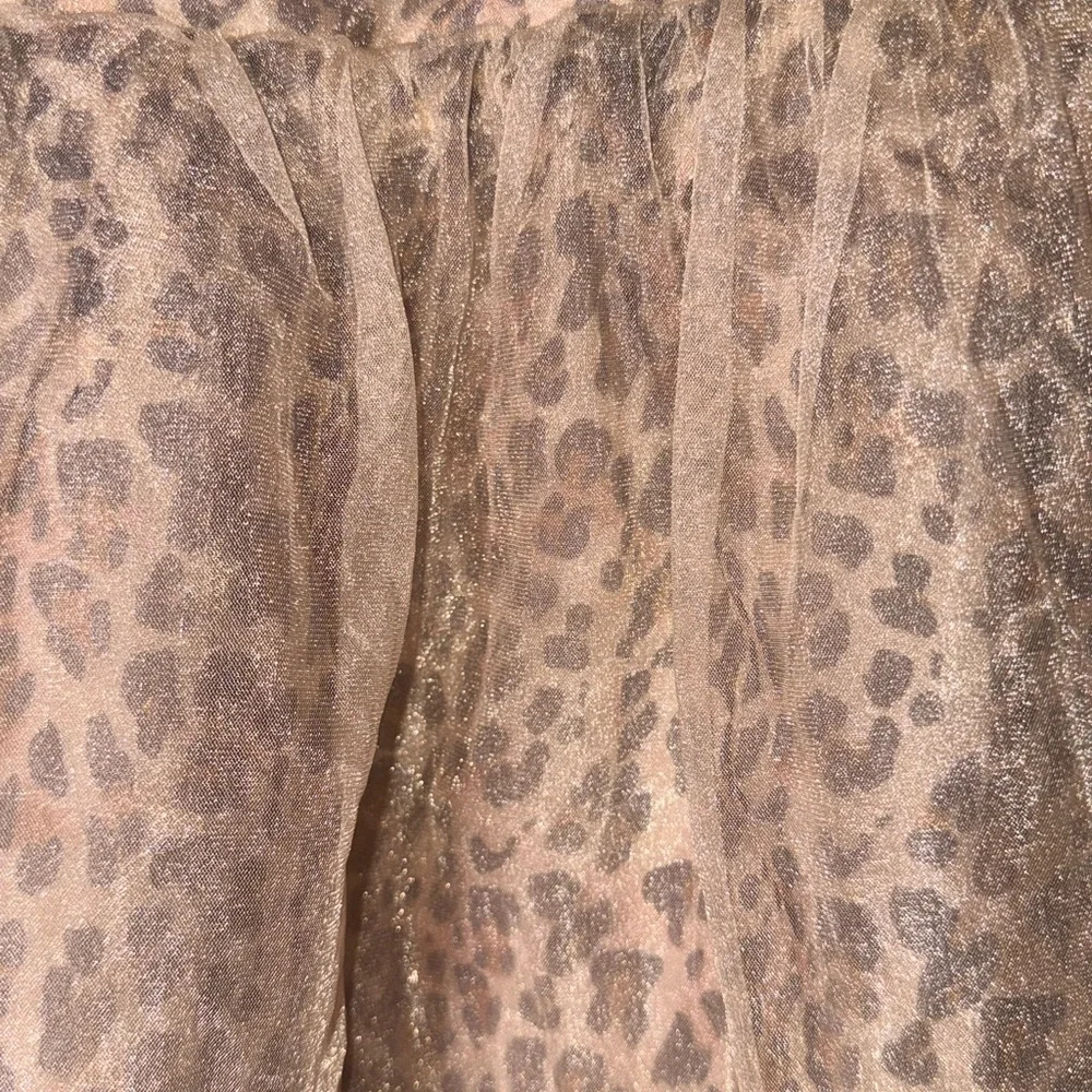 NWT Lush Brown Leopard Print Mini Dress - Picture 5 of 7